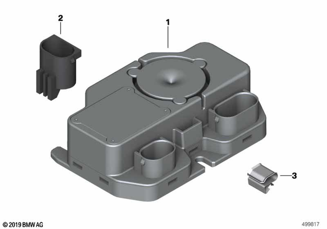 65755A958C2 - Audio, Navigation, Information Systems: Control Unit Dwa - Dwa8 basic for BMW-Motorrad Image