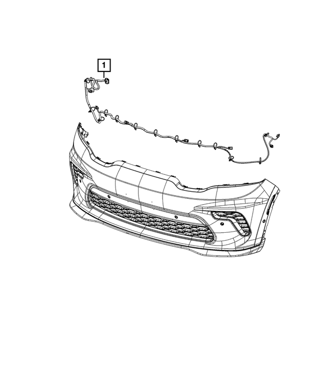 68622048AA - Electrical: Front Fascia Wiring for Mopar Image image