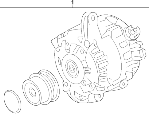 Alternator for 2020 Ford Ranger #1