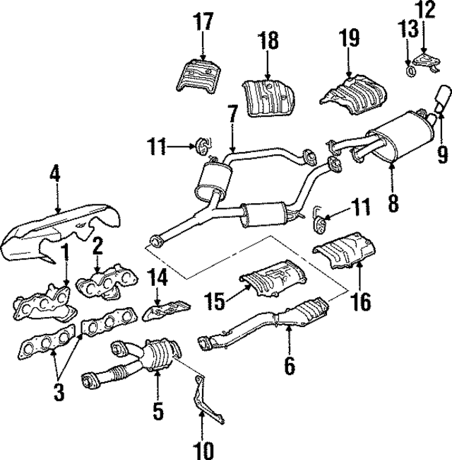 1717346020 - : Exhaust Manifold Gasket for Toyota Image