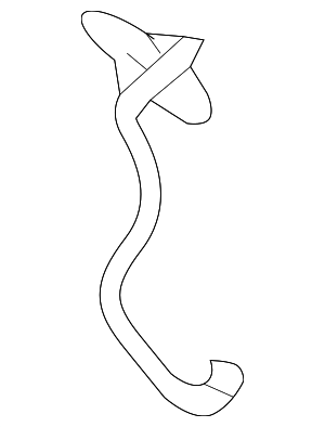 7210A329 - Body: Windshield Pillar Trim Retainer for Mitsubishi: Lancer, Outlander, Outlander PHEV, Outlander Sport Image