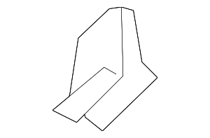 MU470013 - Body: Upper Center Pillar Trim Clip for Mitsubishi: 3000GT, Diamante, Eclipse, Eclipse Cross, Galant, Lancer, Mirage, Mirage G4, Montero, Outlander, Outlander PHEV Image