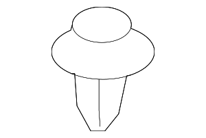 MR492456 - Body: Door Trim Panel Clip for Mitsubishi: Eclipse Cross, Outlander, Outlander PHEV, Outlander Sport Image