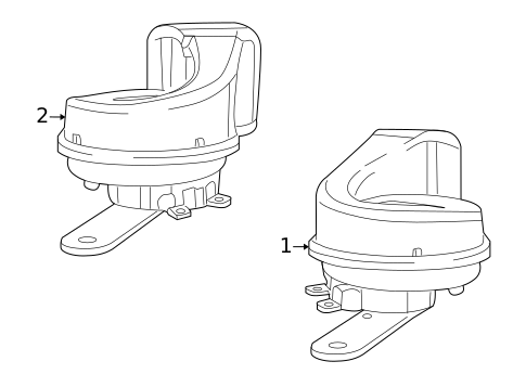 Horn for 2010 Volkswagen Routan #0