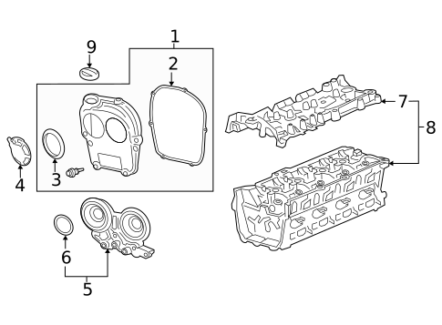 Valve & Timing Covers for 2021 Porsche Macan #0