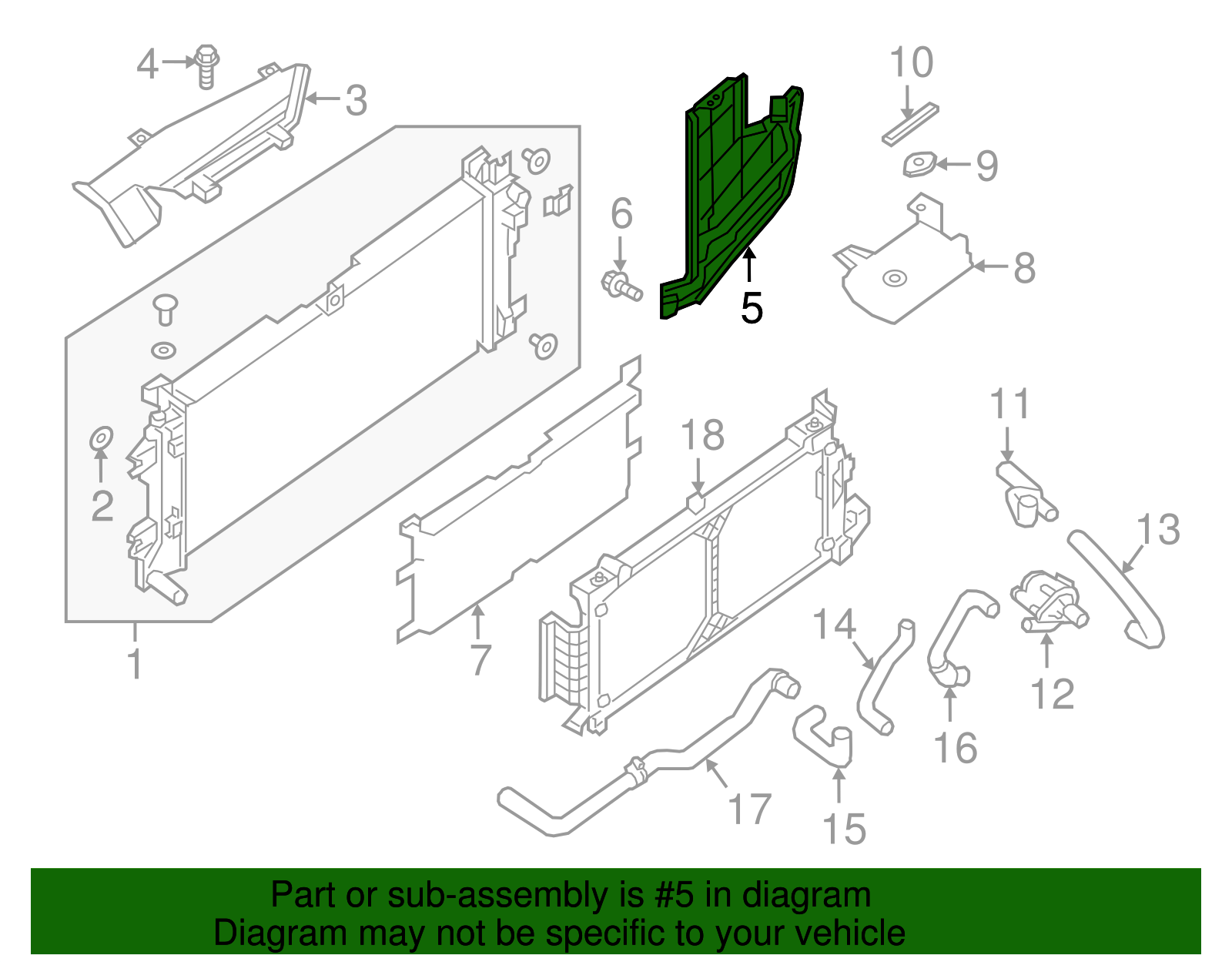 Side Seal - Nissan (92184-5SA0A)