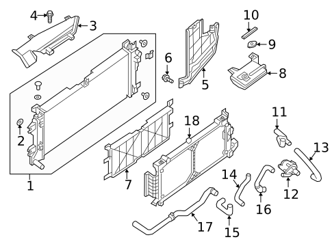Radiators, Coolers & Related Components for 2022 Nissan LEAF #0