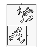 819003FG00 - Steering: Lock Assembly for Kia: Amanti Image