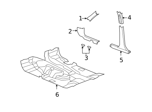 Interior Trim - Pillars for 2008 Dodge Nitro #0