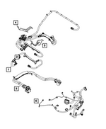 68625521AA - High Voltage Powertrain Systems: Cable Mounting Bracket for Mopar Image