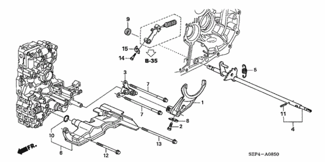 AT Shift Fork (-'06) for 2004 Acura TL #0