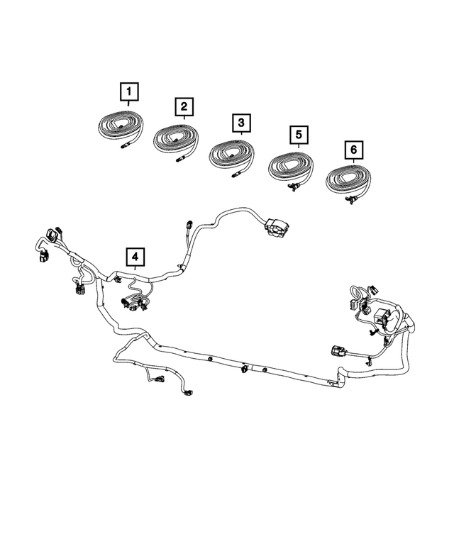68364272AA - : 12 Way Wiring Kit for Mopar Image