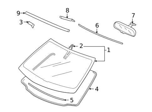 Reveal Moldings for 2008 Honda Accord #1
