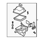 281101D100 - : Air Cleaner Assembly for Kia Image