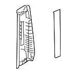 Upper Center Pillar Trim