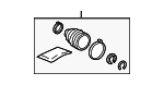443760091 - Front Drive Axle: Inner Cv Joint Boot for Toyota: 4Runner, FJ Cruiser, Land Cruiser Image