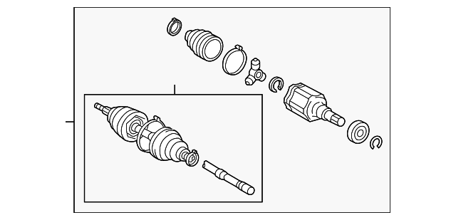 Genuine Toyota CV Axle (Left, Right, Front) REQUIRES UPDATED