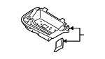 51169284738 - Body: Storage Compartment for BMW Image