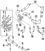 6286130P10 - : Air Inlet Duct for Nissan Image