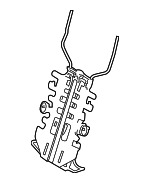 7275033140 - Body: Lumbar Support for Lexus: ES250, ES300h, ES350, NX250, NX350, NX350h, NX450h+, RX350, RX350h, RX450h+, RZ300e, RZ450e, UX200, UX250h, UX300h Image