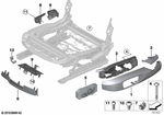 52107217178 - Seats: Trim, Seat Outer Right for BMW: Z4 28i, Z4 30i, Z4 35i, Z4 35is Image image