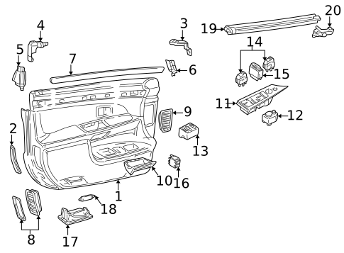 Mirrors for 2003 Audi A8 Quattro #1