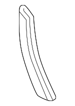 4D0831727A - Body: Door Trim Panel Seal Strip for Audi: A8, A8 Quattro, S8 Image