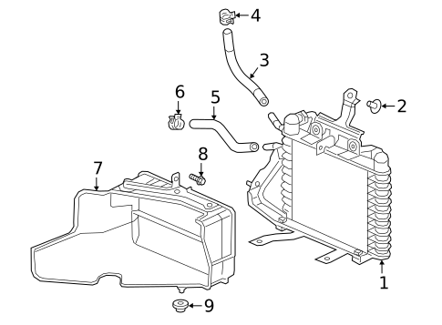 Oil Cooler for 2022 Honda Insight #0