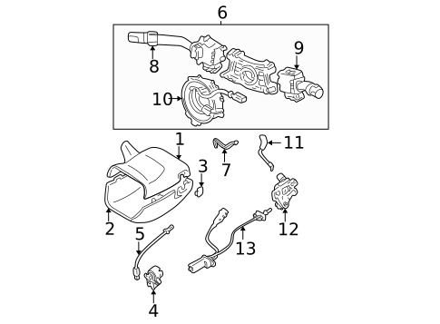 Gear Shift Control for 1999 Toyota Sienna #0