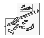 19121095 - Body: Rear Rail Assembly for Chevrolet: Equinox | Pontiac: Torrent Image