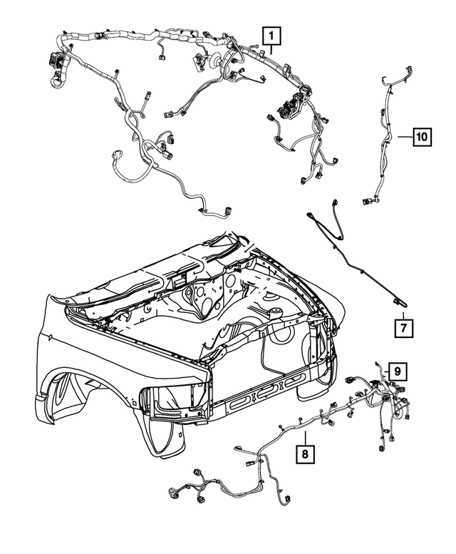 68299635AC - : Dash Wiring for Mopar Image