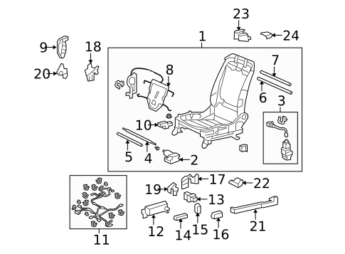 Lumbar Control Seats for 2010 Honda Accord Crosstour #0