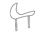 88940263 - Body: Headrest Cushion for GM Image