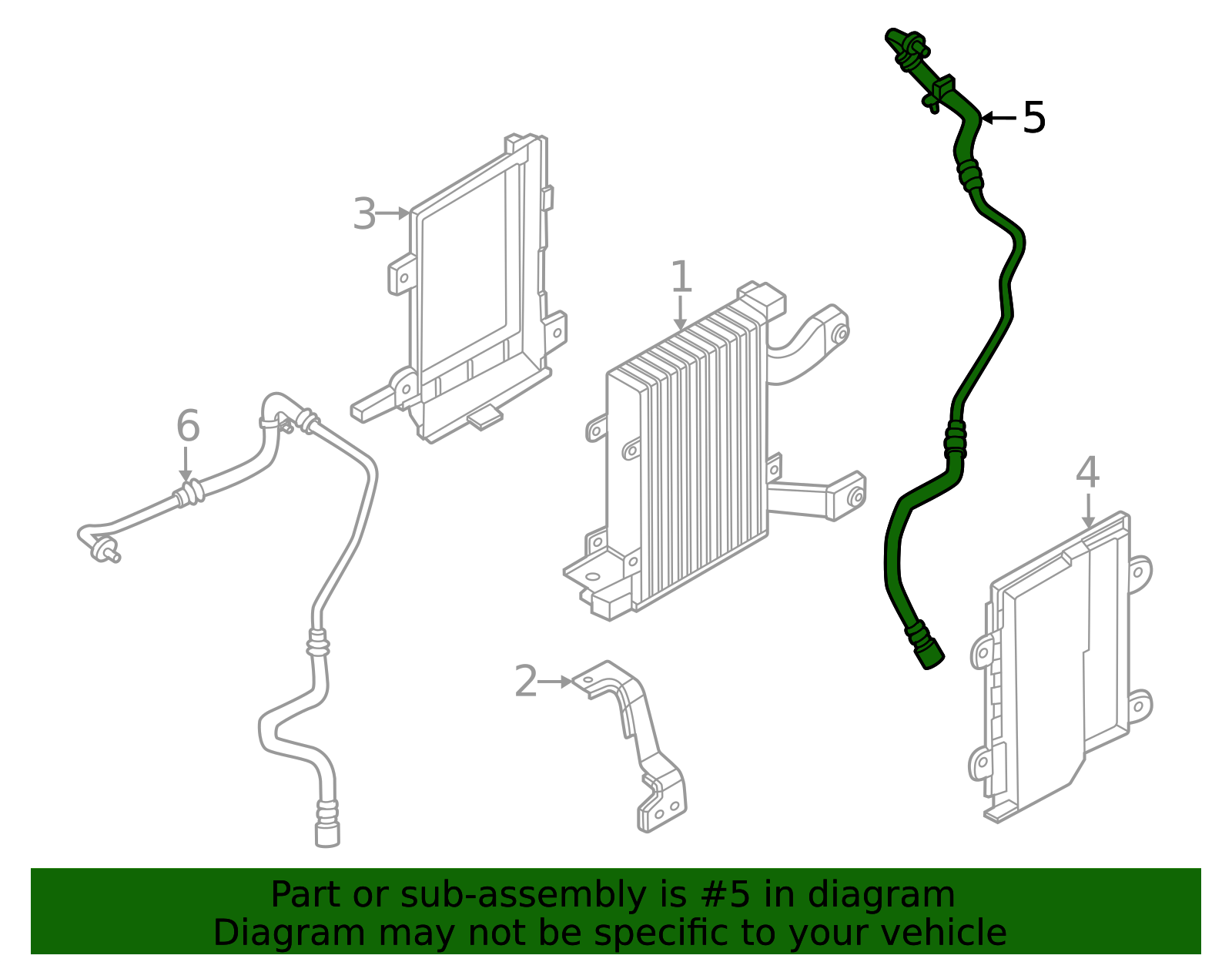21636-7JA1A - Automatic Transmission Oil Cooler Hose Assembly Official ...