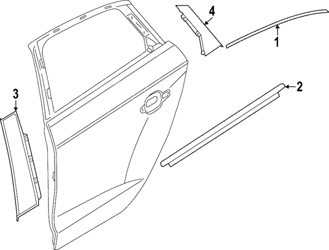 8Y0839901Q5FQ - Body: Applique for Audi Image