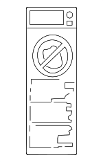 7459602020 - Body: Air Bag Label for Toyota: Avalon, Camry, Corolla, Matrix, RAV4, Sequoia, Sienna, Tacoma, Tundra, Venza Image