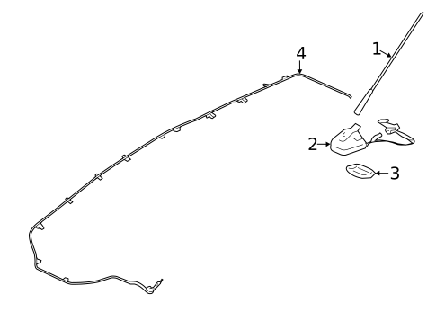 Antenna & Radio for 2013 Mitsubishi Outlander Sport #1