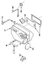 4A1260122AC - : A/C Evaporator Core for Audi Image
