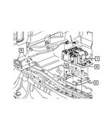 5273248AF - Automatic Transaxle 4 Speed: Transmission Shifter for Mopar Image