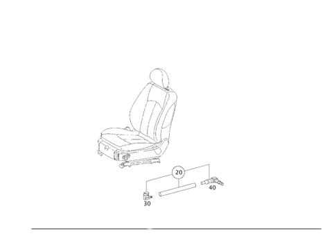 Orthopaedic Front Backrest for 2006 Mercedes-Benz CLS55 AMG #0