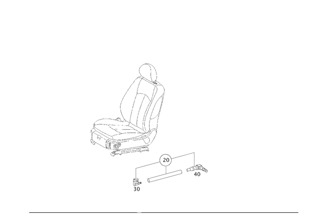 8002115 - Vacuum System/Hydraulic System: Line for Mercedes-Benz: CLS500, CLS55 AMG, CLS550, CLS63 AMG, E320, E500, E55 AMG Image image