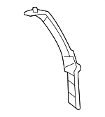 63320SZAA00ZZ - Body: Rear Pillar for Honda: Pilot Image