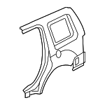 4646SZAA92ZZ - Body: Quarter Panel for Honda: Pilot Image