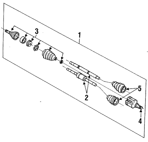 Drive Axles for 1991 Buick Park Avenue #0