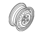 3B0601027D03C - Suspension: Wheel, Steel for Volkswagen: Passat Image