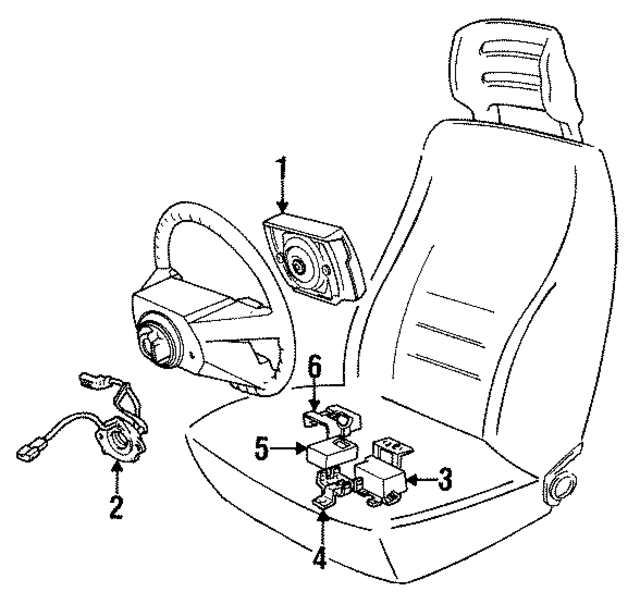 1359731 - : Clock Spring for Volvo Image