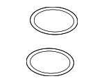 LR133457 - Engine: Oil Filter Gasket for Land Rover: Defender 110, Defender 130, Defender 90, Discovery, Range Rover, Range Rover Sport, Range Rover Velar Image