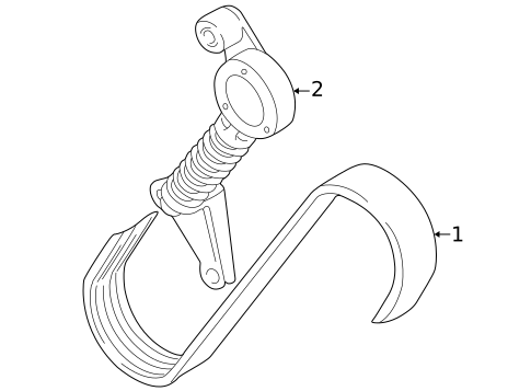 Belts & Pulleys for 2005 Audi A4 #0