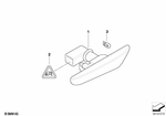 51138051602 - : Chrome Clip, Right for BMW Image