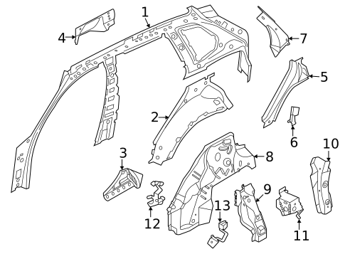 Inner Structure for 2023 BMW iX #0